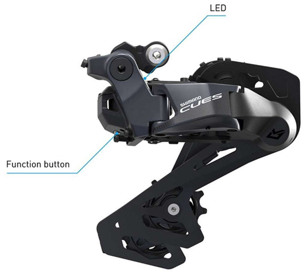Shimano schaltwerk cues di2 rd-u8050 shim.rear derailleurs cue 10f sw di2 rdu805010gs
