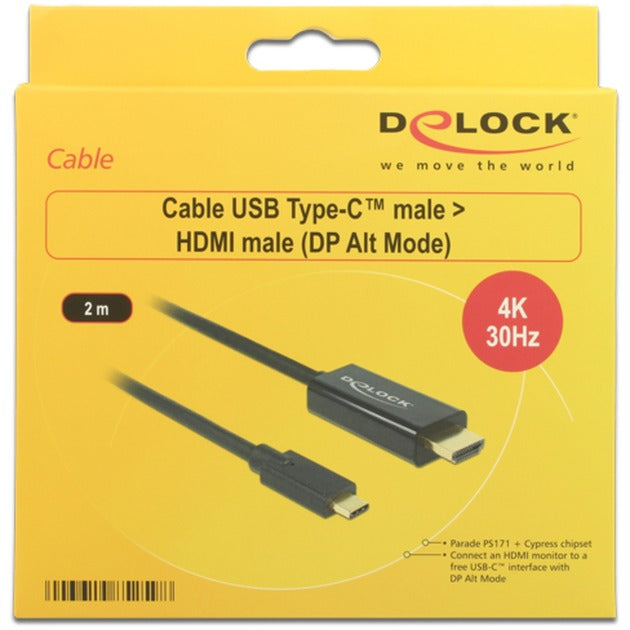 DeLOCK DeLOCK USB-C (mannelijk) > HDMI (mannelijk) (DP Alt Mode)