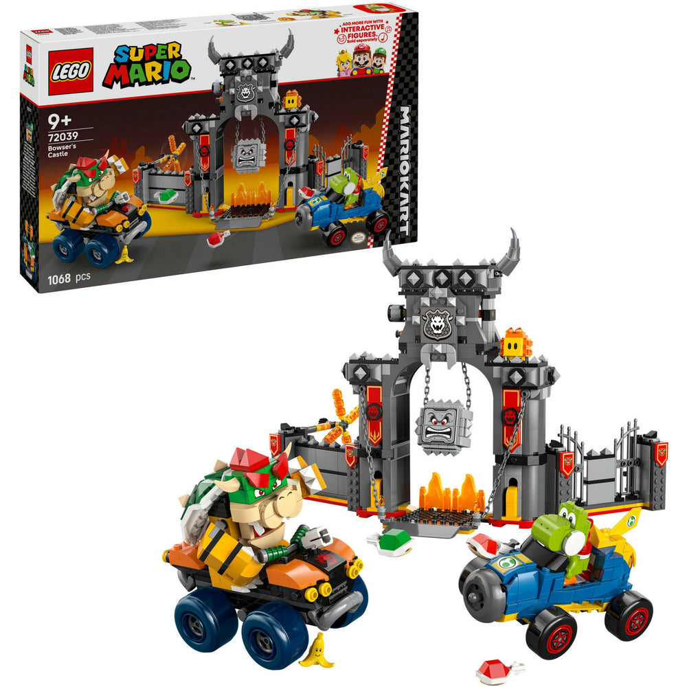 Lego super mario - mario kart - bowsers kasteel constructiespeelgoed (72039)