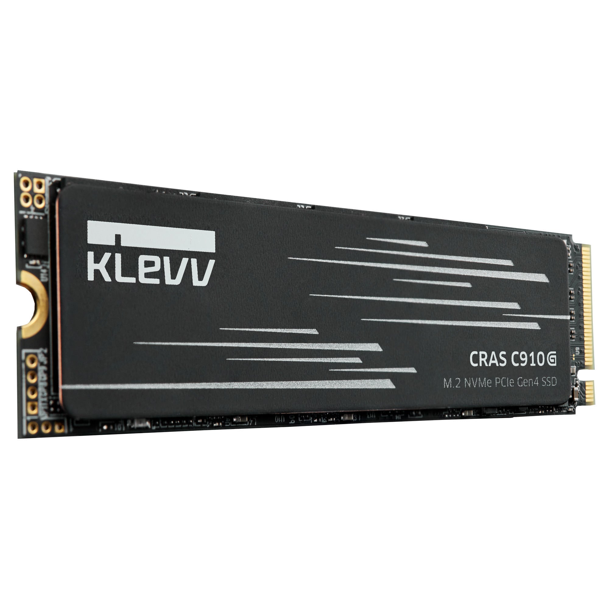 Klevv cras c910g 2 tb ssd (zwart, k02tbm2sp0-10g, pcie gen 4.0 x4, nvme 2.0)