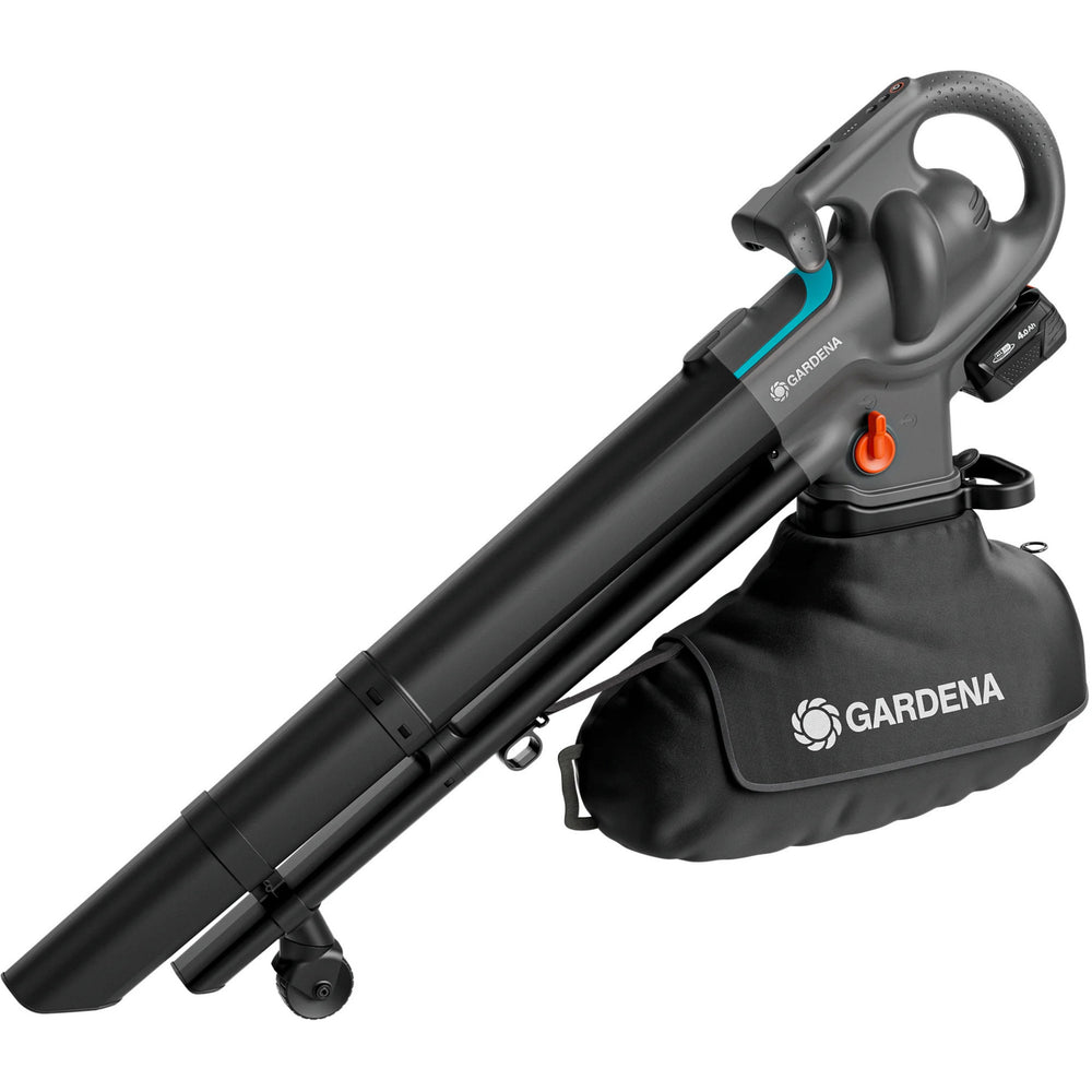 Gardena stofzuiger -blazer powerjet collect bladzuiger bladblazer (grijs zwart, 18v p4a-accu en oplader inbegrepen)
