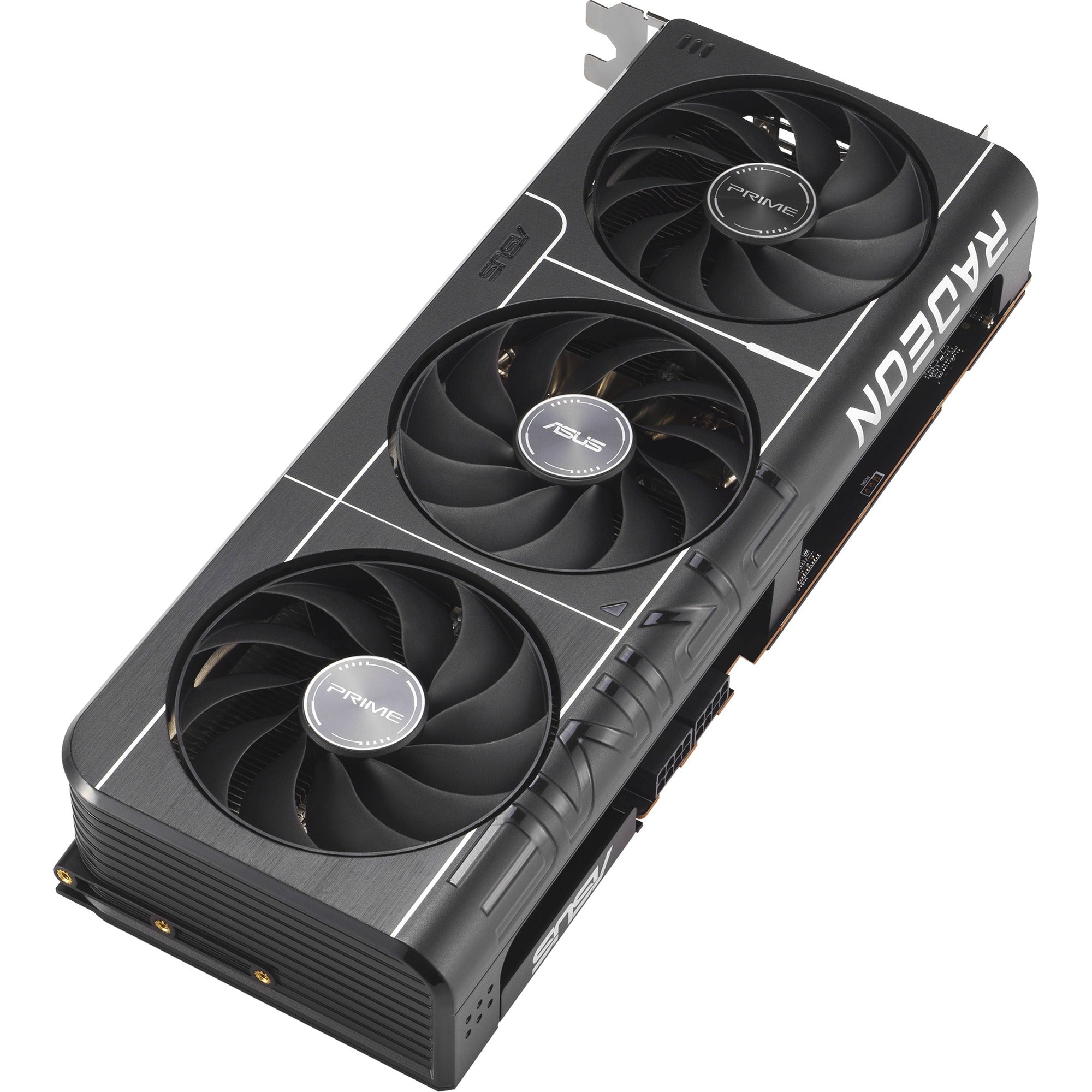 Asus prime radeon rx 9070 oc grafische kaart (grijs, 3x displayport, 1x hdmi, rdna4)