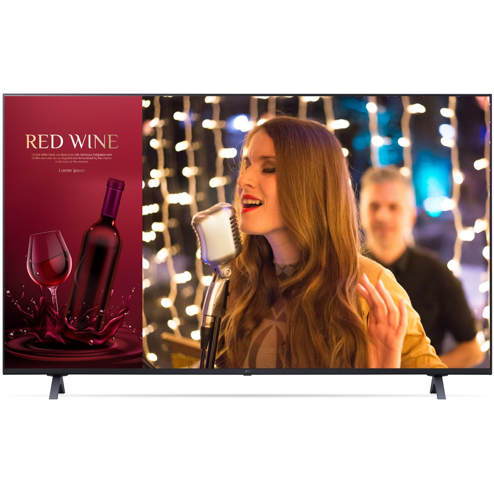 50un640s uhd tv signage 50 4k uhd monitor (blauw, 3x hdmi, usb-a, wlan, bt, lan, hdr10)