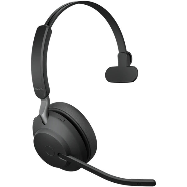 Jabra evolve2 65, ms mono on-ear headset (zwart, microsoft teams, bluetooth)