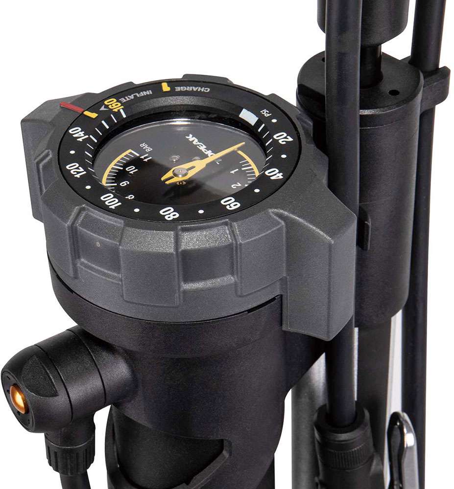 Topeak vloerpomp JoeBlow Booster zwart