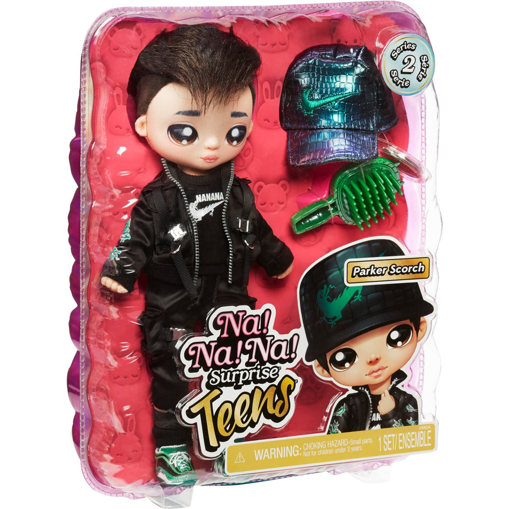 Mga Entertainment! Na! Na! Na! Surprise Teens Fashion Doll - Parker Scorch (Dragon Boy) Pop