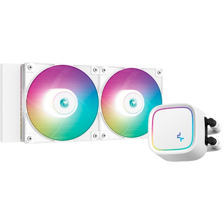 Deepcool le520 wh waterkoeling (wit, 4-pins pwm fan-connector)