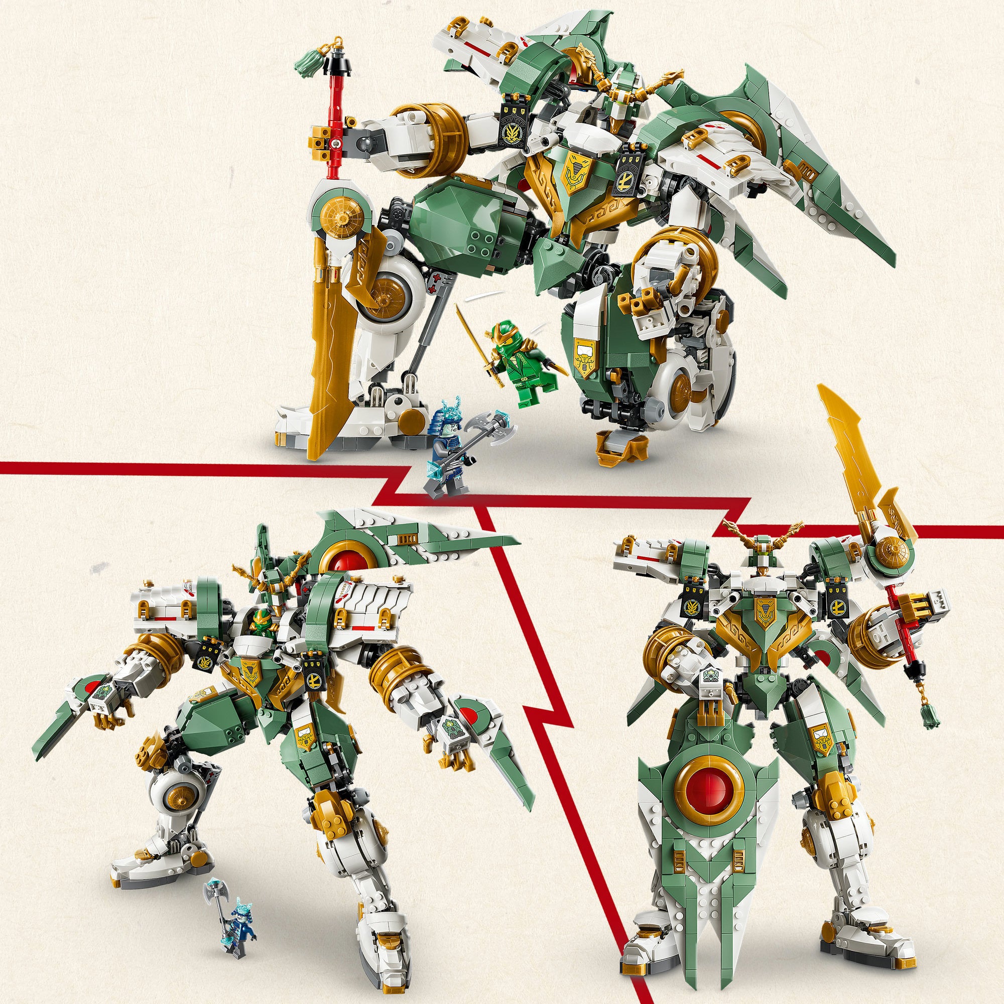 Lego ® ninjago® 15-jarig jubileum: lloyds reusachtige mecha speelgoed 71860