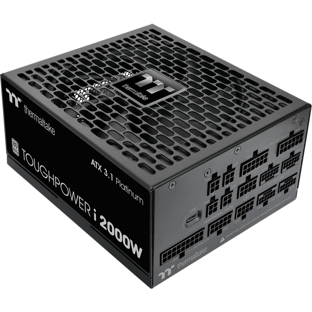 Thermaltake toughpower i modulaire 2000 watt voeding (zwart, 4x 12v-2x6, 8x pcie)
