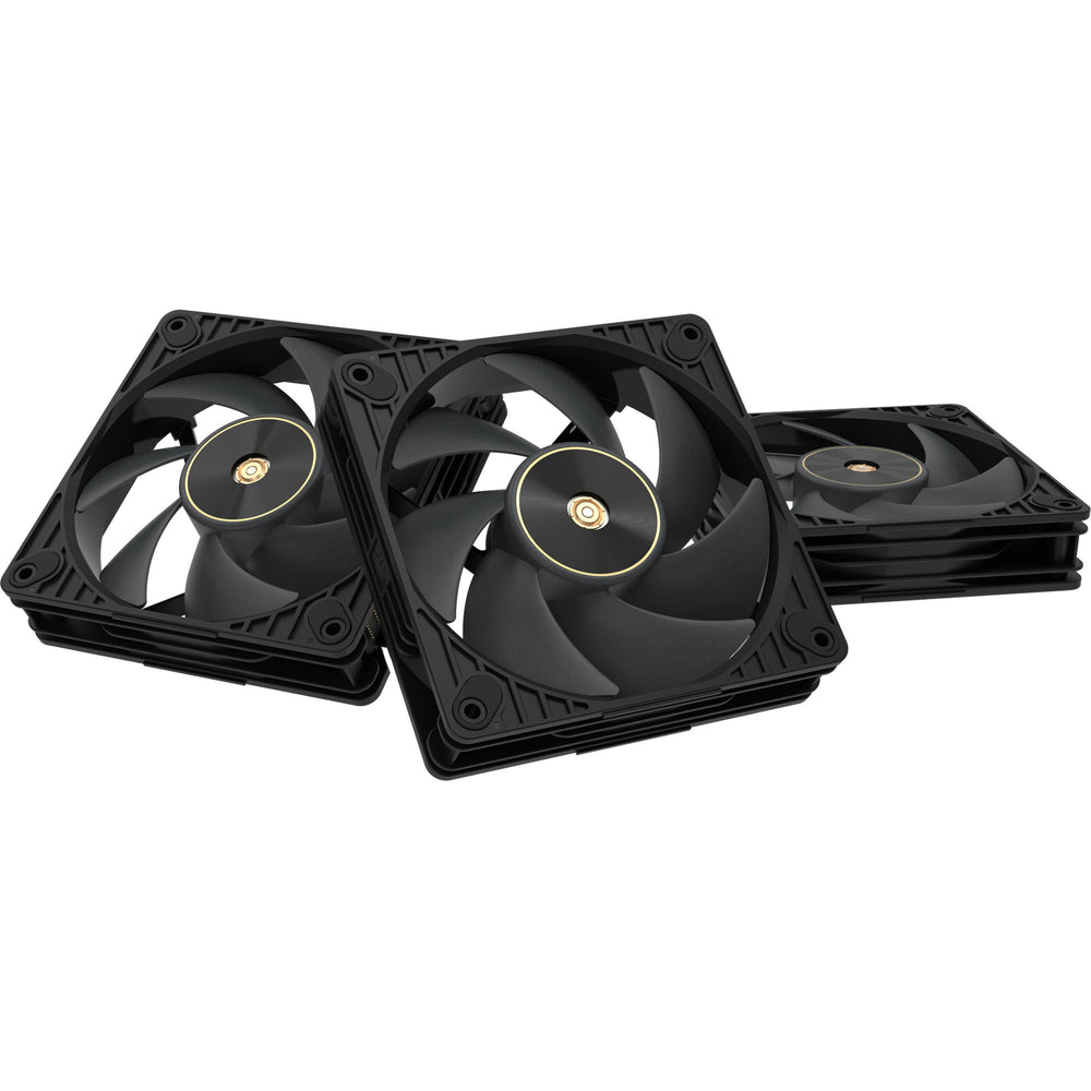 Asus proart pf120 fan - triple pack case fans (zwart, 3 stuks, 120 x 120 x 28 mm, 3 stuks)