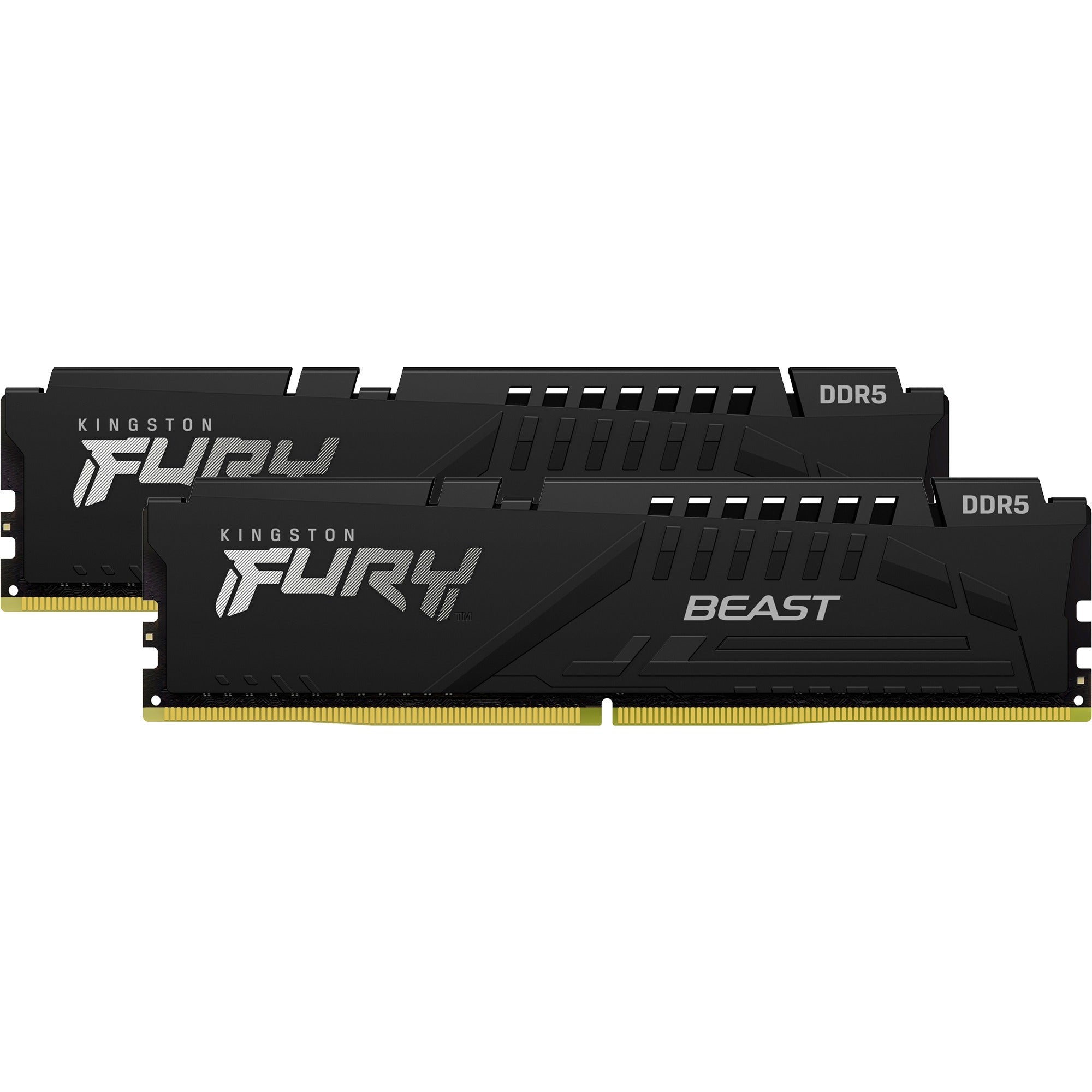 Kingston fury beast 32 gb ddr5-5600 (2x 16 gb) werkgeheugen (zwart, kf556c40bbk2-32, xmp 3.0)