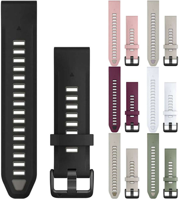 Garmin fenix 8s 7s 6s quickfit™ silicone strap 20mm