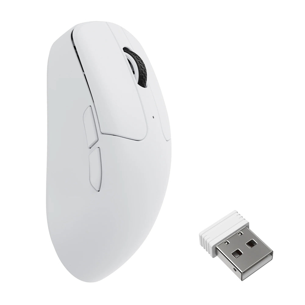 Keychron m2-a24 wireless mouse (wit, 100 - 30000 dpi, 8000 hz, 2.4 ghz bluetooth usb-c)