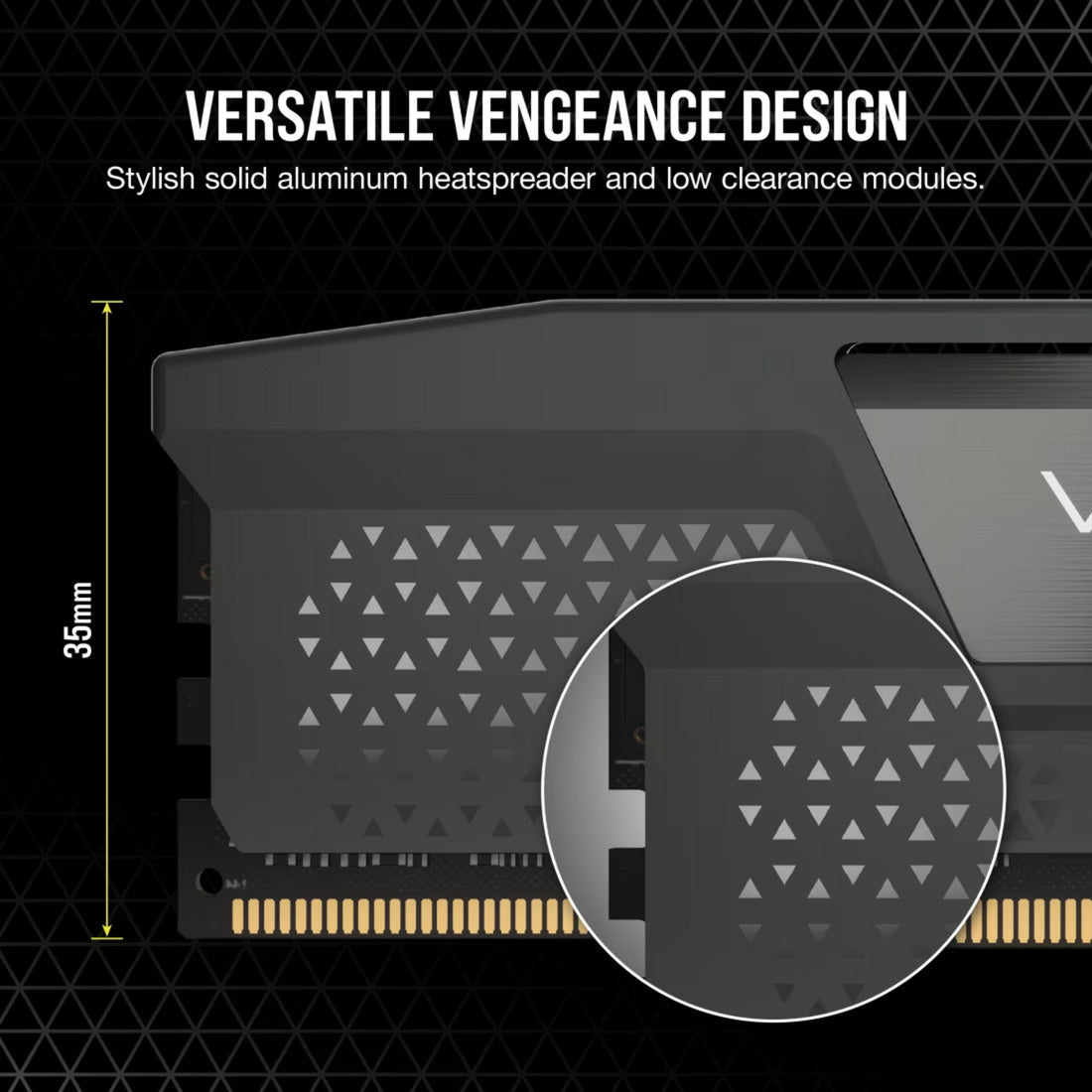 Corsair vengeance 32 gb ddr5-6000 (2x 16 gb) werkgeheugen (zwart, cmk32gx5m2d6000z38, expo)