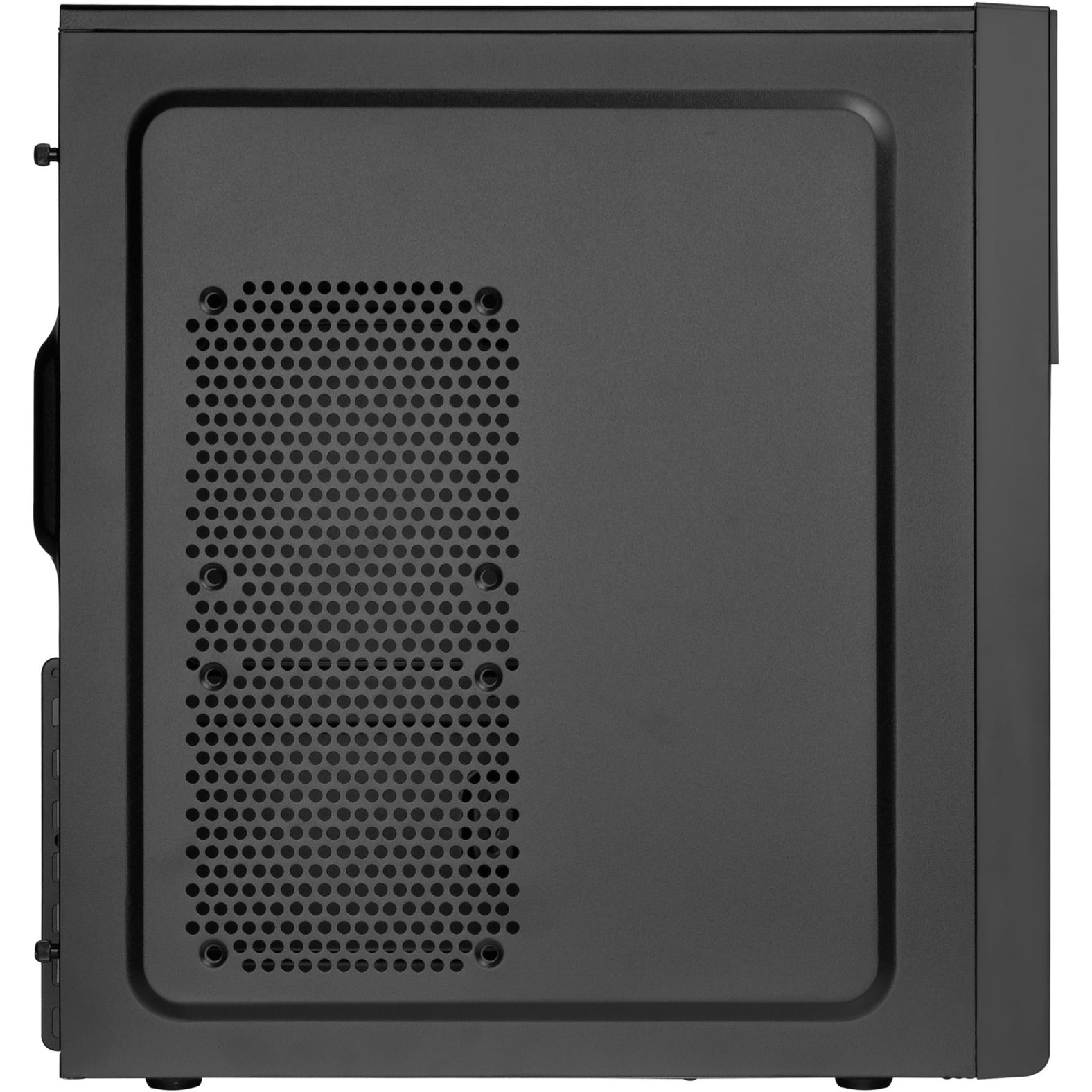 Silverstone sst-ps13b midi tower behuizing (zwart | 2x usb-a)