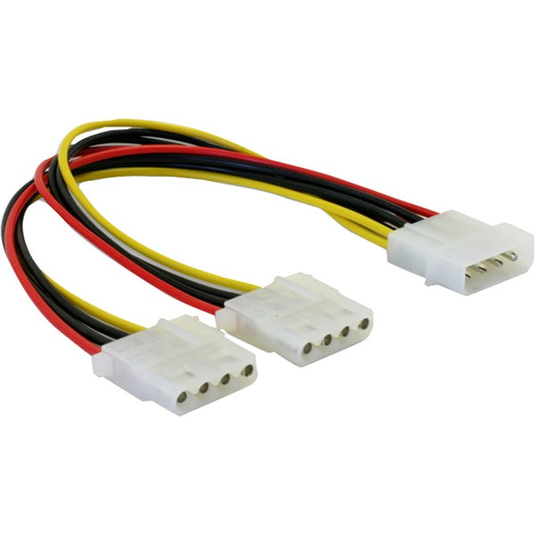 Delock Y-cable power > 2x 4pin Molex