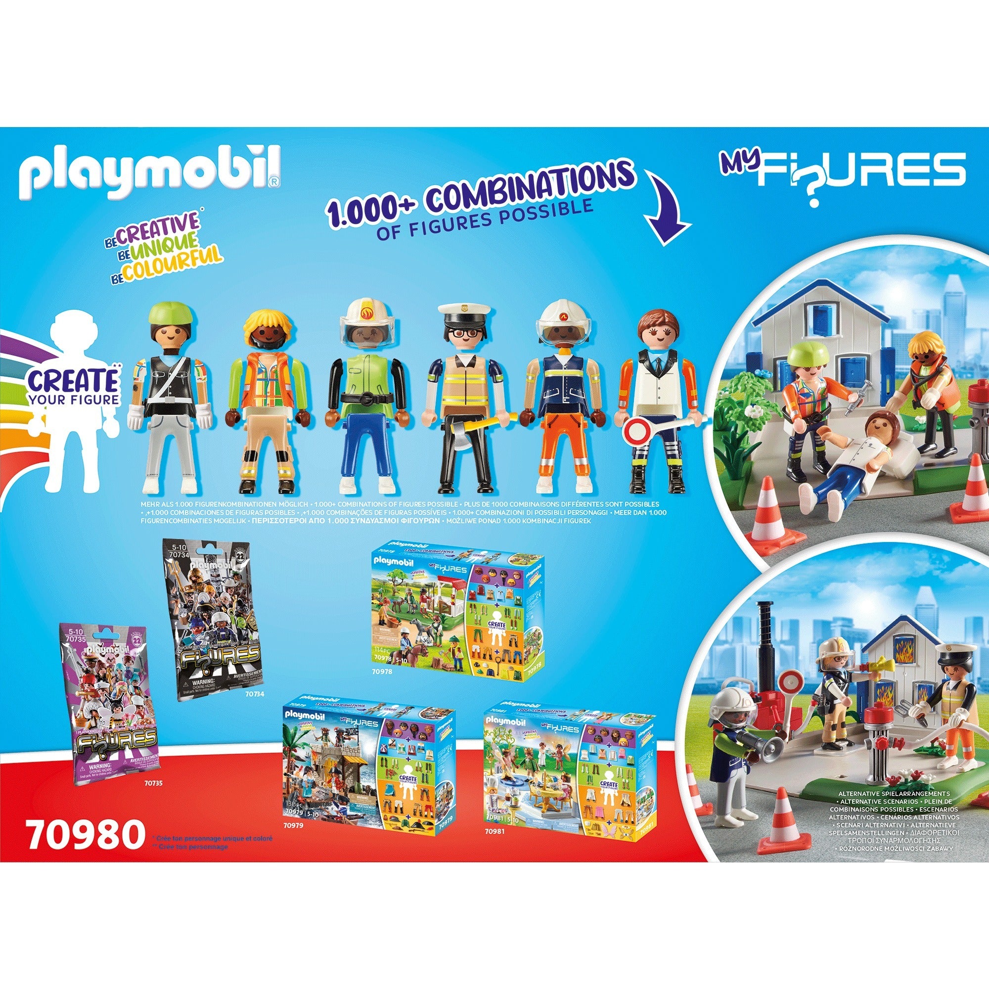PLAYMOBIL Mijn Figuren Reddingsmissie 70980