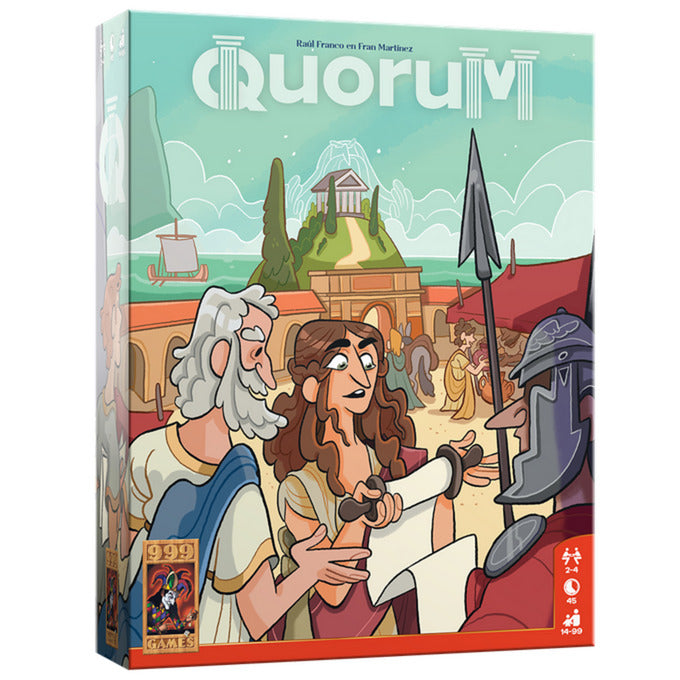 999games 999 games quorum bordspel (nederlands, 2 - 4 spelers, 45 minuten, vanaf 14 jaar)