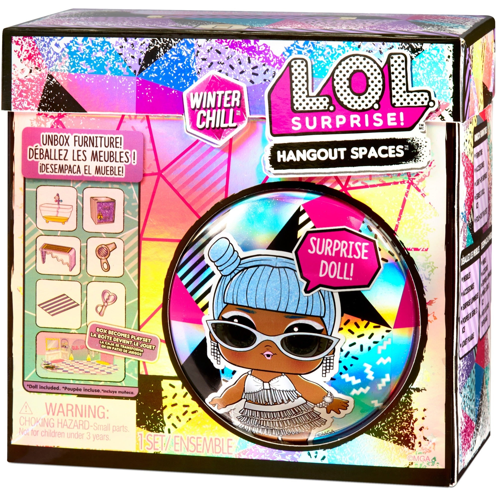 MGA Entertainment Verrassing! Winter Chill Hangout Spaces Sty
