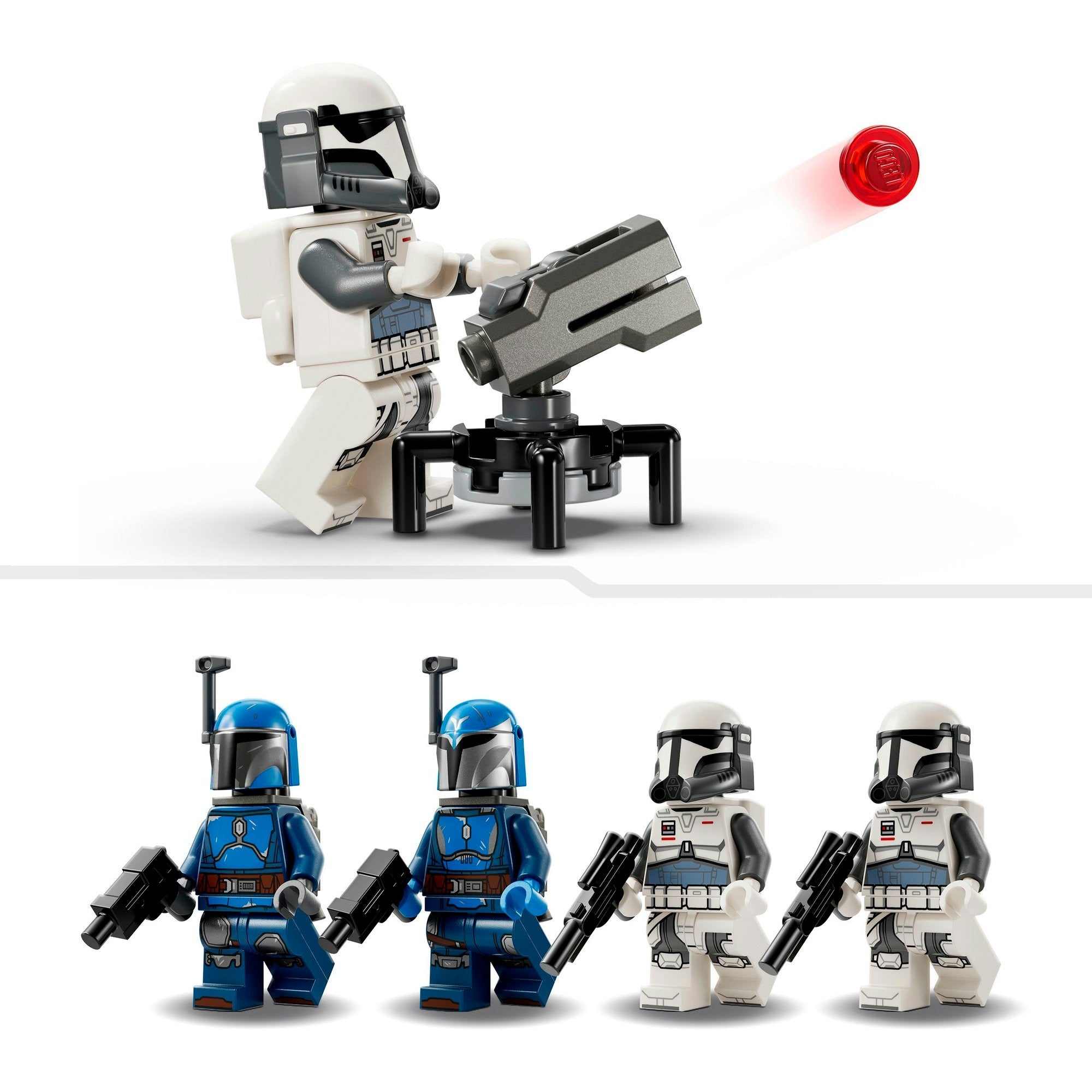 Lego star wars - hinderlaag op mandalore battle pack constructiespeelgoed (75373)