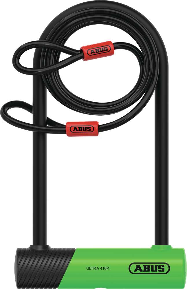 Abus ultra 410k 170hb230 u-lock incl. cobra loop cable and sh bracket