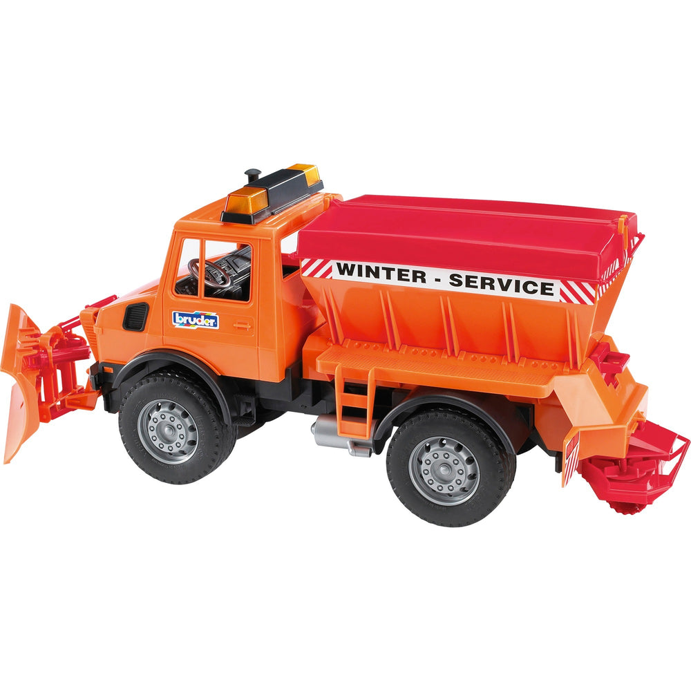 Bruder mercedes-benz unimog winterdienst modelvoertuig (02572)