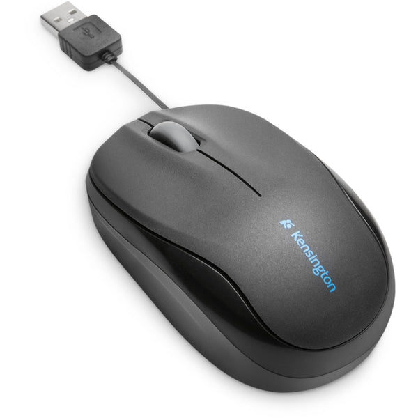 Kensington pro fit intrekbare mobiele muis (zwart, 1000dpi)