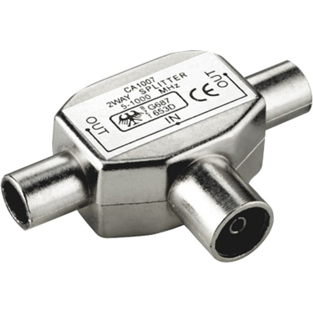 Goobay Goobay 2 x Coax mannelijk naar Coax vrouwelijk Adapter