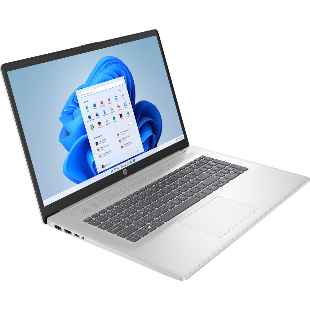 Hp 17-cn3035nd (cc5z8ea#abh) 17.3 laptop (zilver | core i3-n305 | uhd graphics | 8 gb | 512 tb ssd)