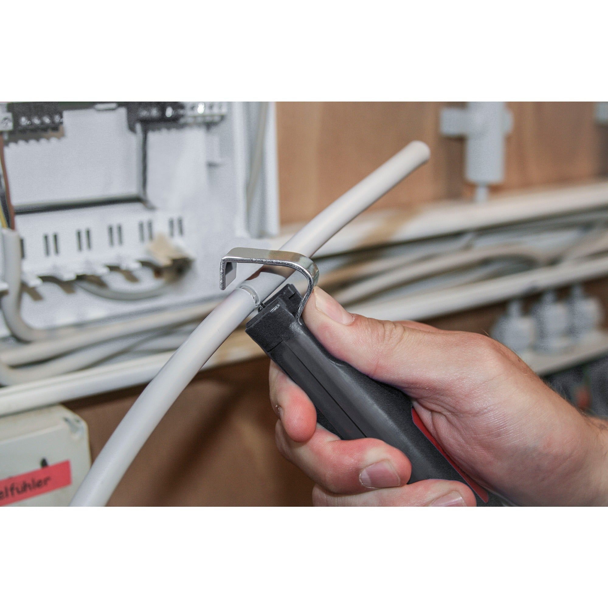 Wiha ontmantelingsgereedschap met zelfdraaiend sleepmes voor ronde kabel - 44240