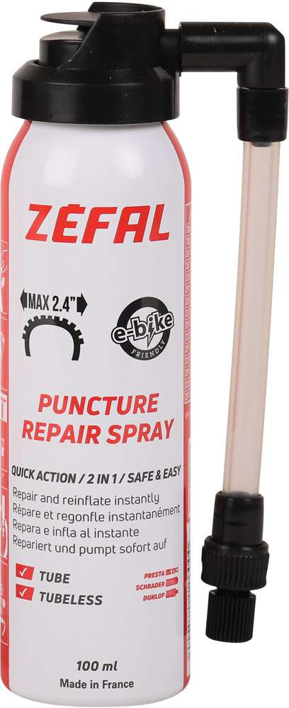 Zefal zéfal repair aerosol inflate with holder 100 ml