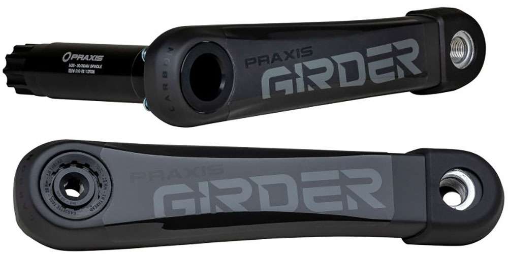 Praxis Crankstel G2 Balk carbon M30 DM 165mm