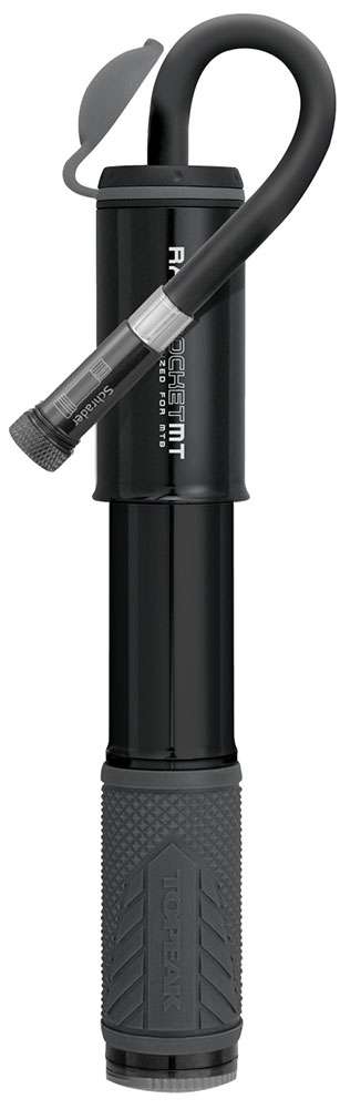 Topeak minipomp Race Rocket MT geheel zwart zwart