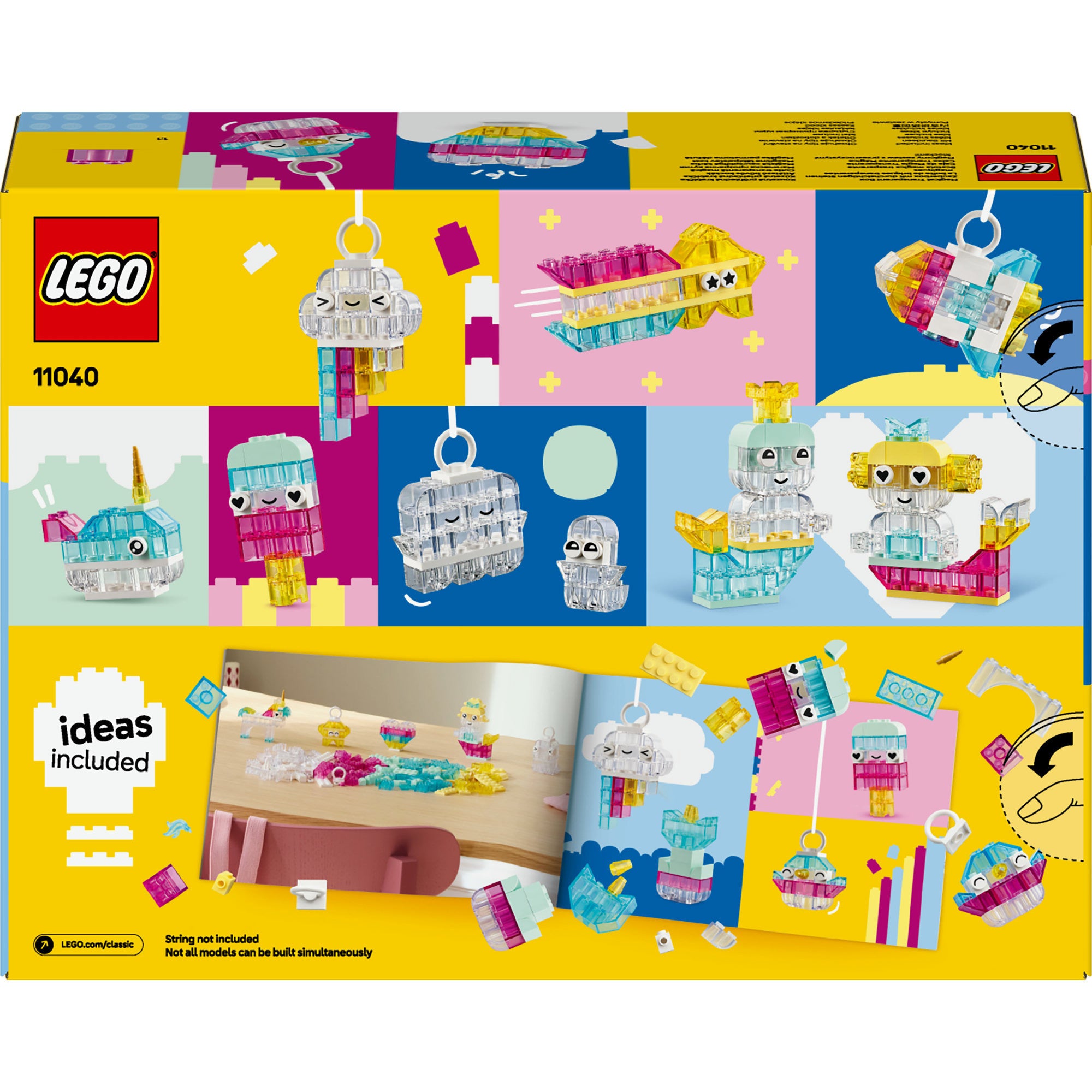 Lego 11040 klassieke magische transparante doos