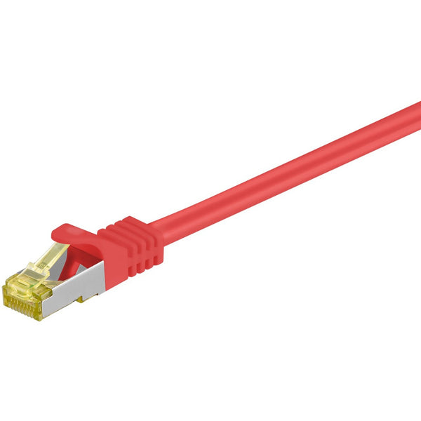 Goobay patchkabel rj-45 cat 6a s ftp (pimf) met cat.7 (rood, 5 meter, 500 mhz)