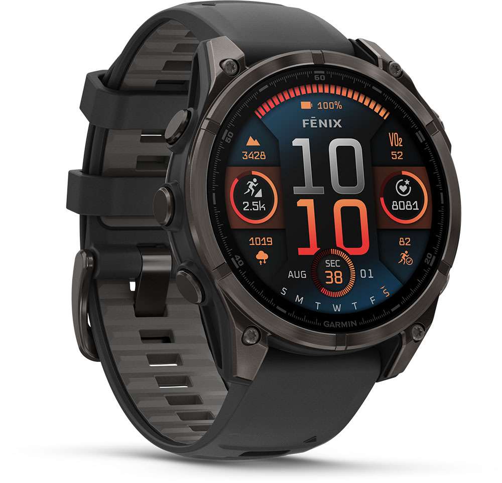 Garmin fēnix® 8 - 47 mm amoled sapphire - gps multisport