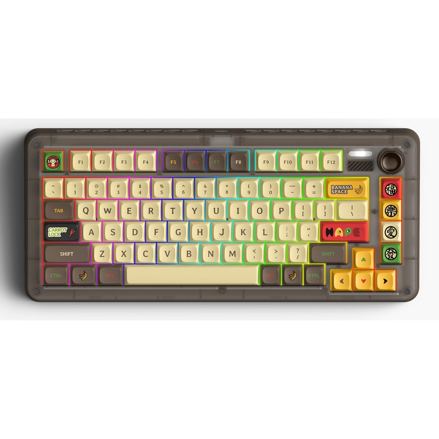 Iqunix ZX75 Happy Ape Draadloos Mechanisch Toetsenbord