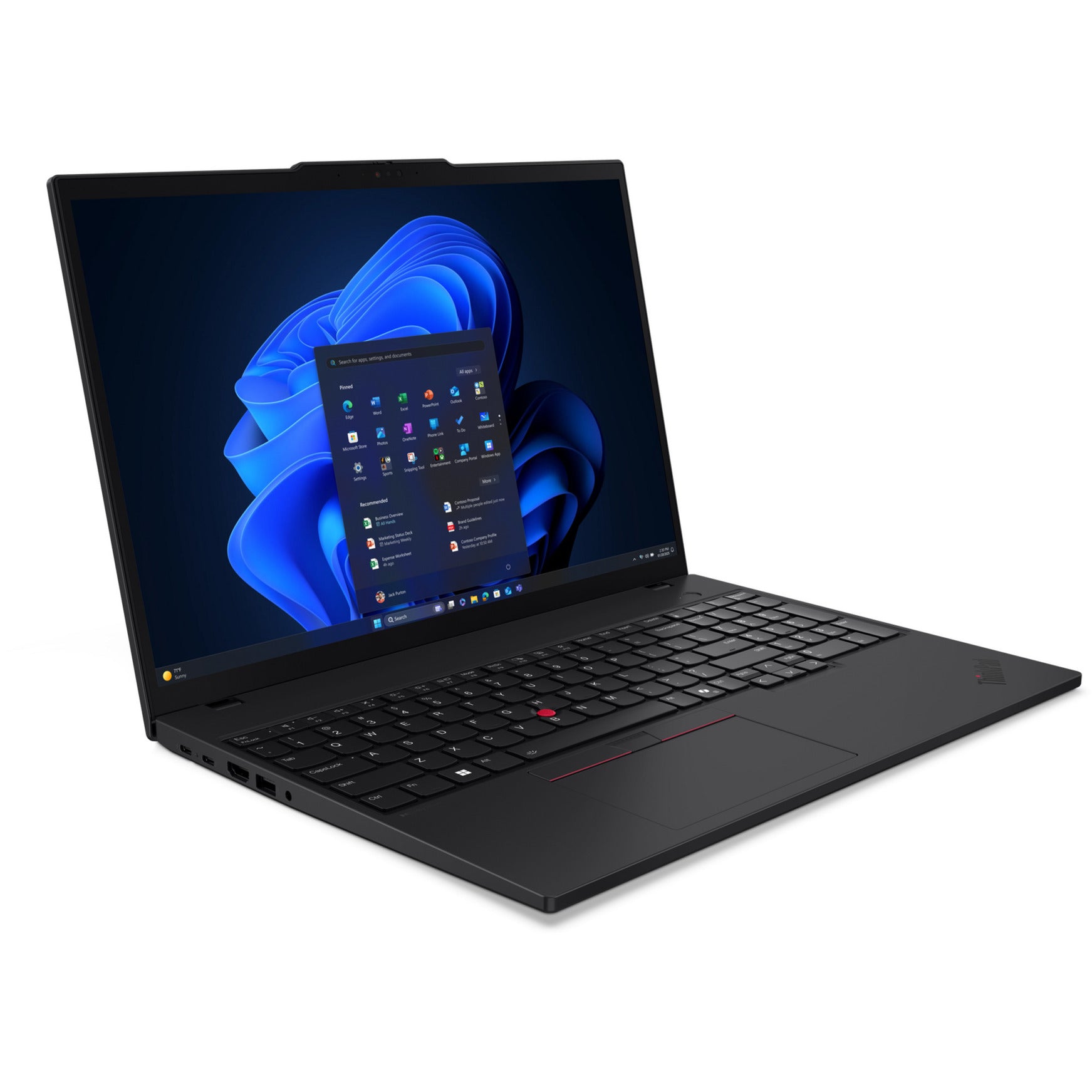 Lenovo thinkpad t16 gen 4 (21qe005bmh) 16 laptop (zwart | core ultra 5 225u | intel graphics | 16 gb | 512 gb ssd)
