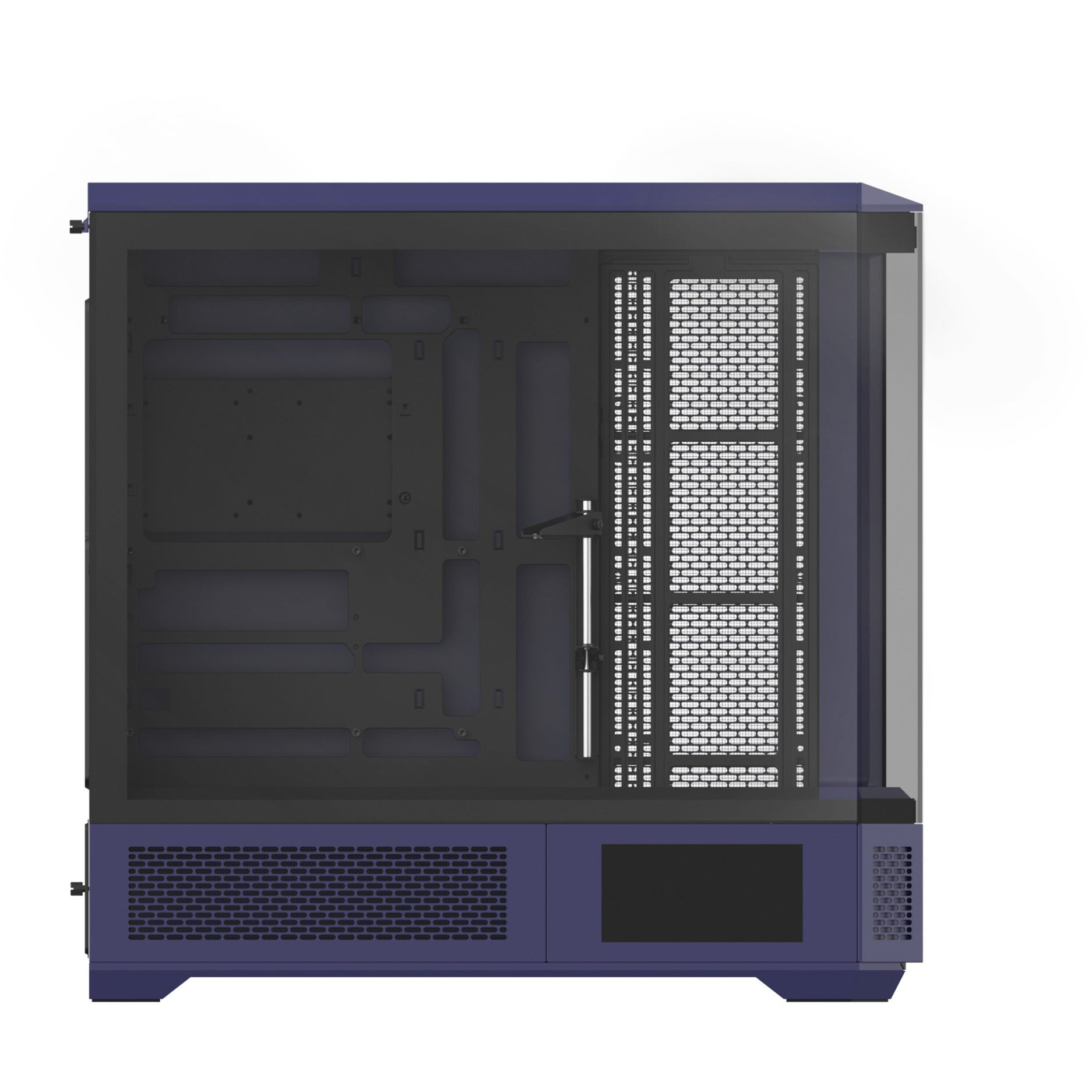 Thermaltake view 600 tg future dusk big tower behuizing (paars zwart | 2x usb-a | 1x usb-c | tempered glass)