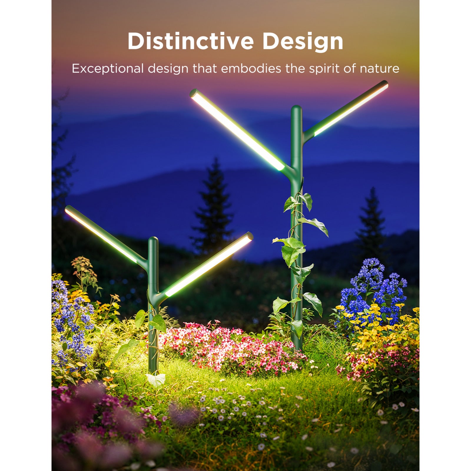 Govee outdoor garden lights slimme tuinverlichting matter rgbww 2 stuks