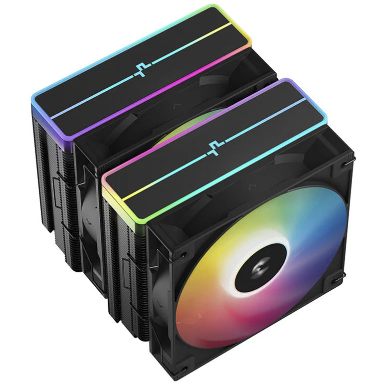 Deepcool ag620 bk argb v2 cpu-koeler (zwart)