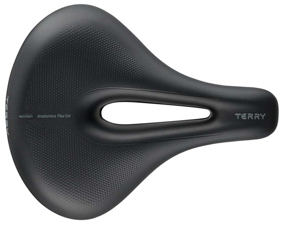 Terry zadel Anatomica Flex gel dames zwart