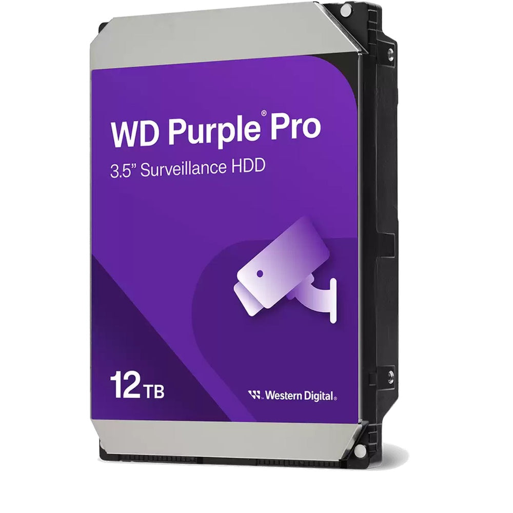Wd purple pro 12 tb harde schijf (122purp, sata 600, af, 24 7)