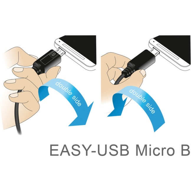 DeLOCK DeLOCK EASY-USB-A 2.0 mannelijk > EASY-USB Micro-USB-B 2.0 mannelijk