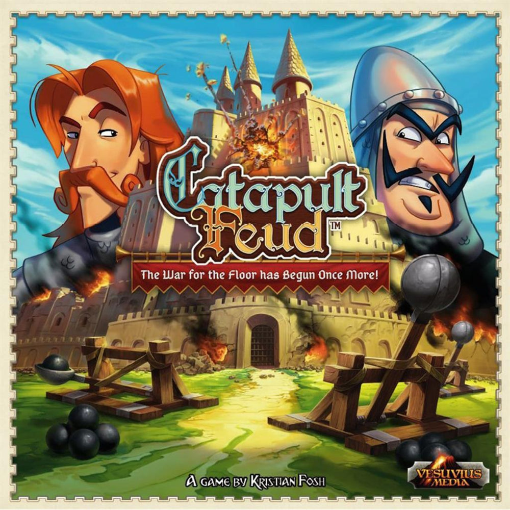 European player network catapult feud bordspel (engels, 2 spelers, 20 - 30 minuten, vanaf 7 jaar)