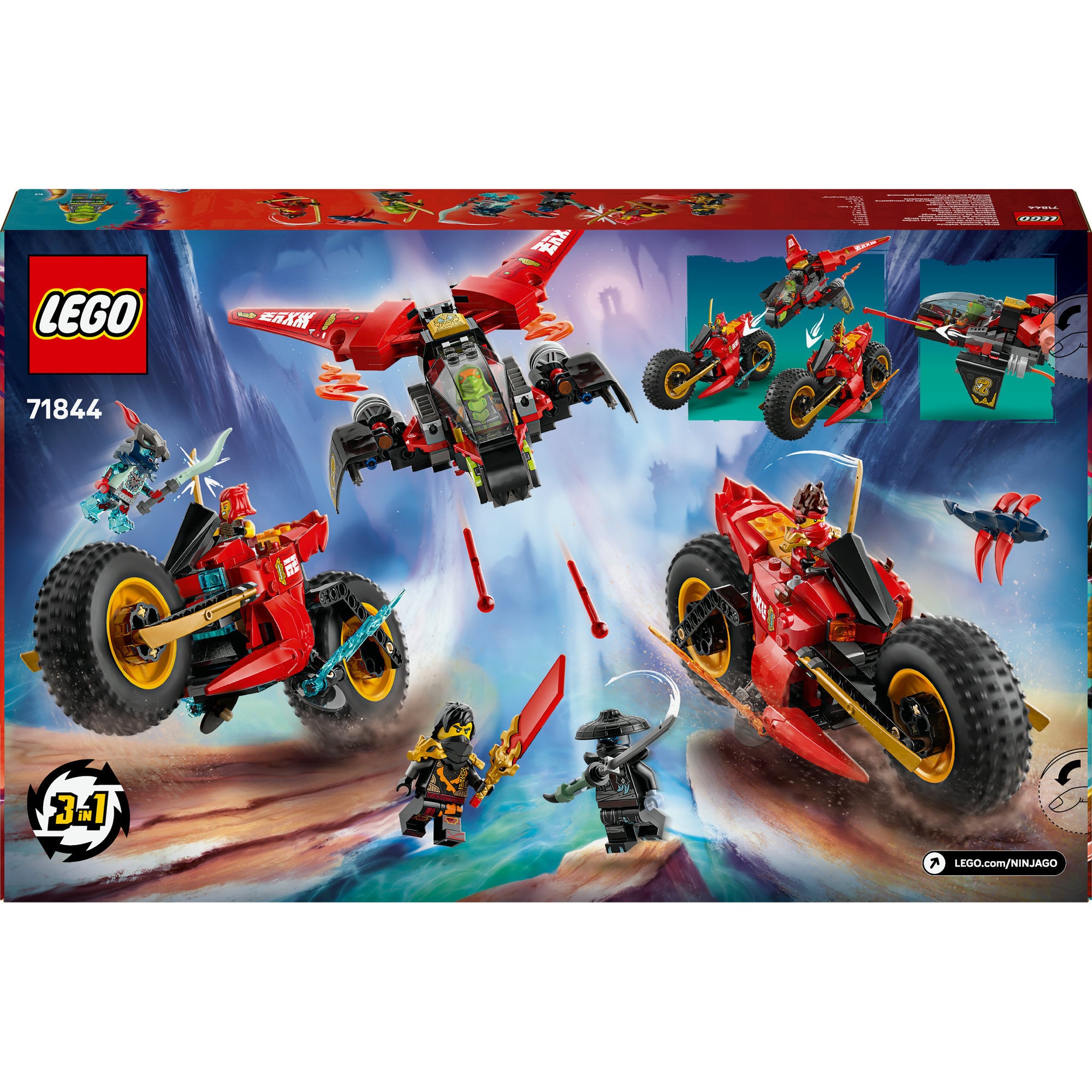 Lego ninjago 71844 ninja strijdvoertuig