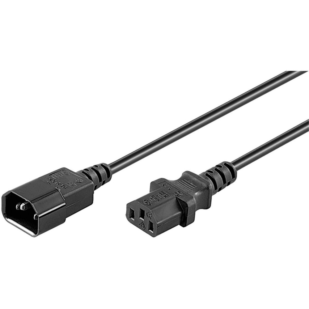 Goobay c14 > c13 voedingskabel verlengkabel (zwart, 5 meter)