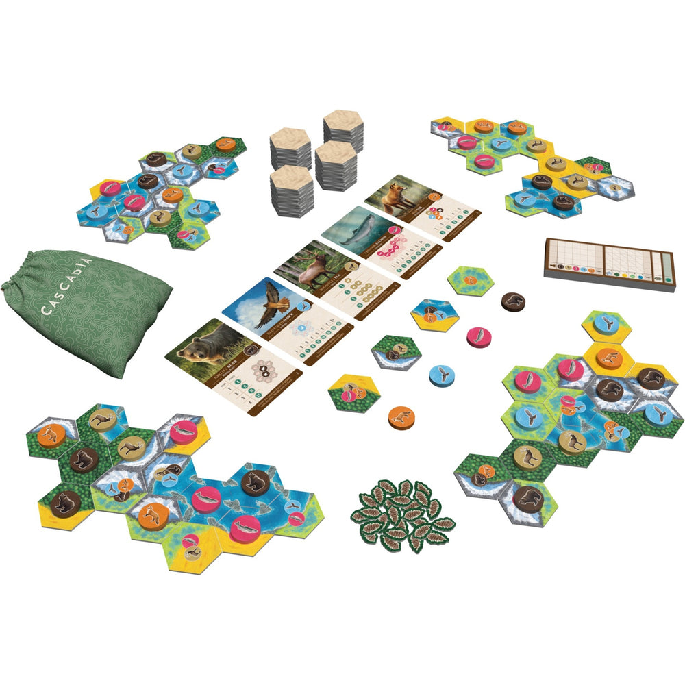 White goblin games cascadia bordspel (nederlands, 1 - 4 spelers, 45 minuten, vanaf 10 jaar)