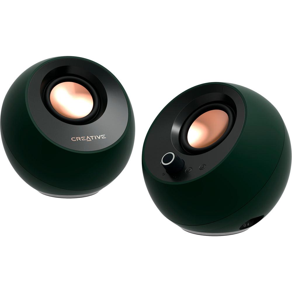 Creative pebble pro pc-luidspreker (zwart, aux, usb-a, usb-c, bluetooth 5.3, rgb)