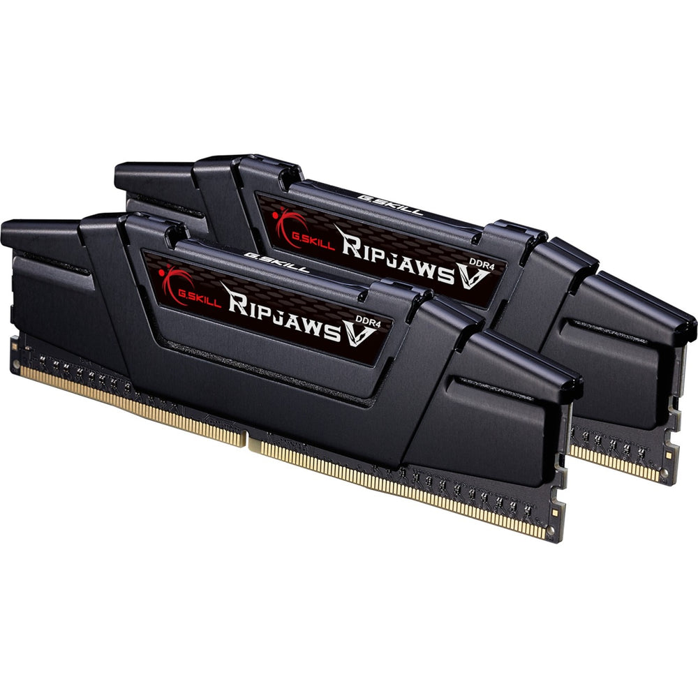 G.skill 16 gb ddr4-3600 (2x 8 gb) kit werkgeheugen (zwart, f4-3600c18d-16gvk, ripjaws v, xmp)